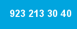 923 213 30 40